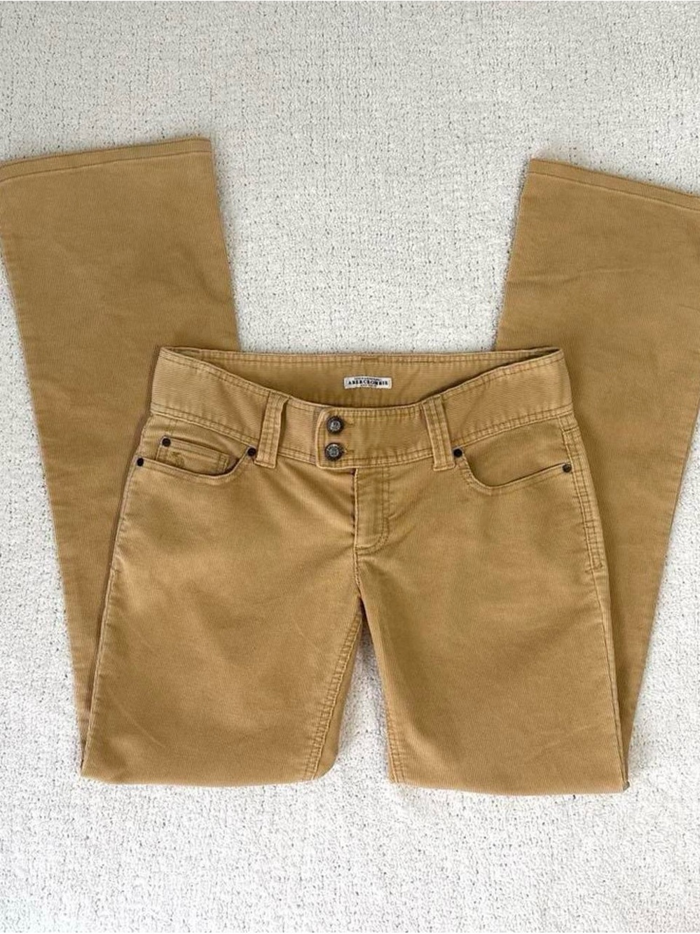 Y2K Abercrombie & Fitch low rise corduroy flares